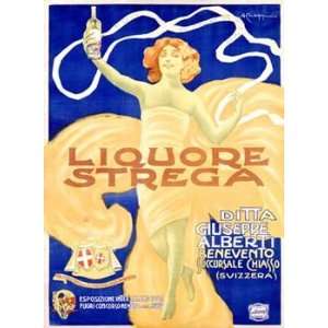  Alfredo Chappuis   Liquore Strega 1906 Giclee on acid free 