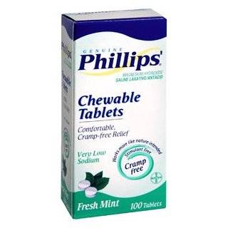 Philips Milk of Magnesia Mint    100 Chewable Tablets 