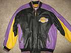 LIMITED EDITION Los Angeles Lakers NBA men leather jacket G III & CARL 