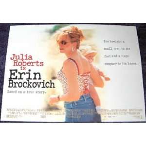  Brockovich   Movie Poster   12 X 16   Julia Roberts 