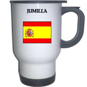  Spain (Espana)   JUMILLA White Stainless Steel Mug 