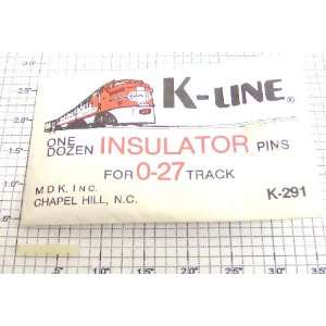  K Line K 291 O27 Track Insulator Pins/12 Envelope Is Torn 
