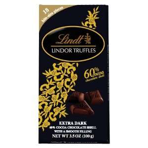 LINDOR Truffles 60% Extra Dark Chocolate Grocery & Gourmet Food