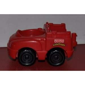  Little People Red Pickup Truck (with Tow Hitch on back 
