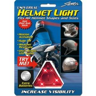 Street FX 1044081 Red Motorcycle Helmet Light