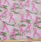 Breast Cancer Awareness Polar Fleece Fabric   BY THE YARD