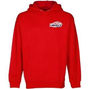  NCAA Liberty Flames Red Logo Applique Midweight Pullover 