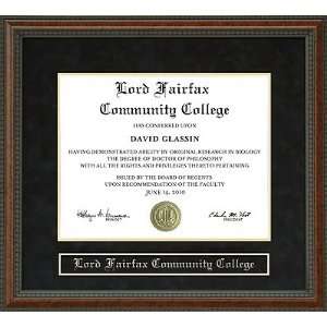  Lord Fairfax Community College (LFCC) Diploma Frame 