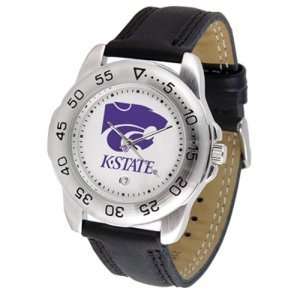  Kansas State Wildcats NCAA Sport Mens Watch (Leather Band 