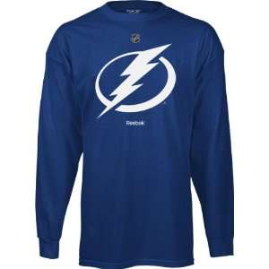  Tampa Bay Lightning Blue Reebok Primary Logo Long Sleeve T 