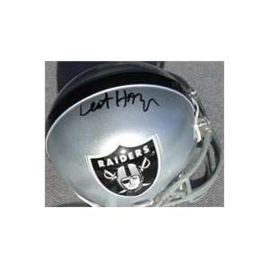  Lester Hayes autographed Football Mini Helmet (Oakland 