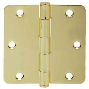 Schlage SC3P1012F605E Polished Brass Door Hinge PACK OF THREE 3 1/2 