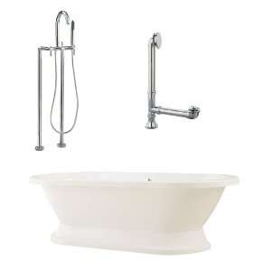  Giagni LC2 PC Capri Floor Mounted Faucet Package 