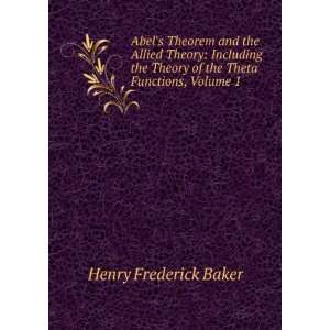  Abels Theorem and the Allied Theory Including the Theory 