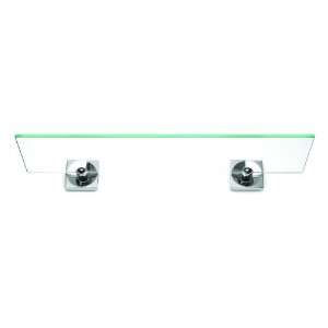  Croydex QB531441YW Chrome Kew Kew Glass Shelf 19 1/2 