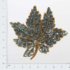  Maple Leaf Sequin Applique 