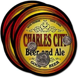  Charles City, IA Beer & Ale Coasters   4pk Everything 