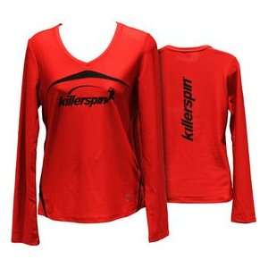  Killerspin Womens Mesh Long Sleeves Red 