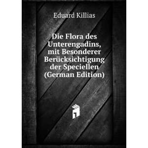   der Speciellen (German Edition) Eduard Killias  Books