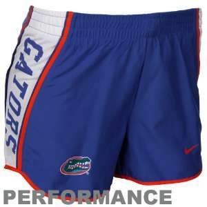 Nike Florida Gators Ladies Royal Blue Pacer Performance Shorts (Large 