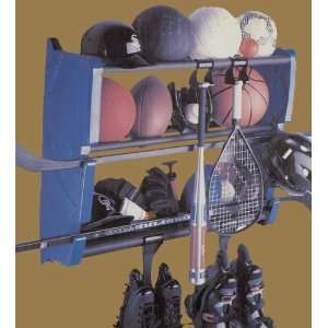 32 inch Sports Gear & Equipment Shelf Shelving Rack Steel 