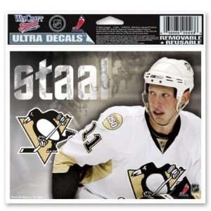 Jordan Staal   Pittsburgh Penguins 5x6 Cling Decal  Sports 