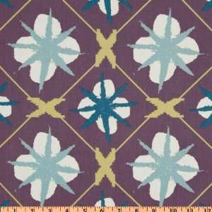  44 Wide Annette Tatum Boho Star Eggplant Fabric By The 