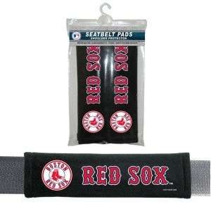  Boston Red Sox Velour Seat Belt Pads