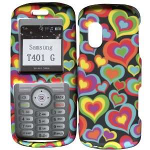 Multi Hearts Samsung T401G TracFone, Straight Talk Prepaid Net 10 Case 