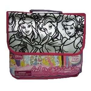  Disney Princess 4 In 1 On The Go Doodle Bag, Includes Activity 