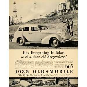   Ad Oldsmobile Vintage Motor Vehicle Turret Top Car   Original Print Ad