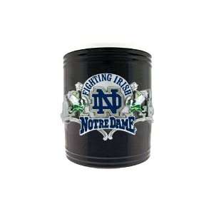   Fighting Irish Black Stainless Steel Can Cooler