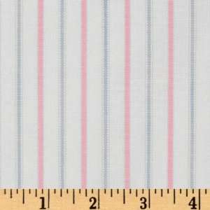   Stripe Shirting Pink/Blue Fabric By The Yard Arts, Crafts & Sewing