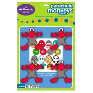   Lets Party By Hallmark Parachute Monkeys Party Game 
