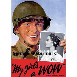 com Soldier Army Lady My Girls a Wow American Patriotic War Military 