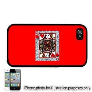  Queen of Hearts Poker Card Photo Apple iPhone 4 4S Case 