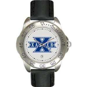 Xavier Musketeers Suntime Sport Leather Mens NCAA Watch