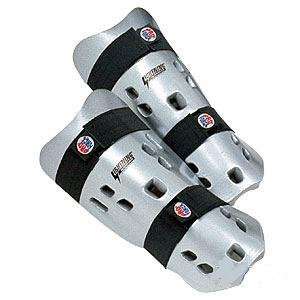  ProForce® Lightning Sparring Shin Guard   Silver   size 