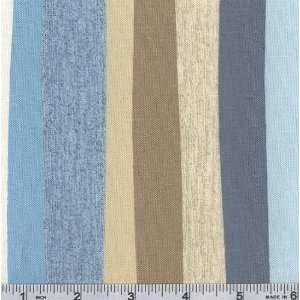  45 Wide Surf & Sand Stripe Cream Fabric By The Yard 