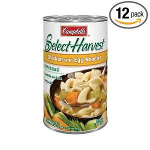 Campbells Select Harvest Chicken With Egg Noodles Easy Open, 18.6 