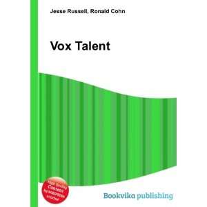  Vox Talent Ronald Cohn Jesse Russell Books