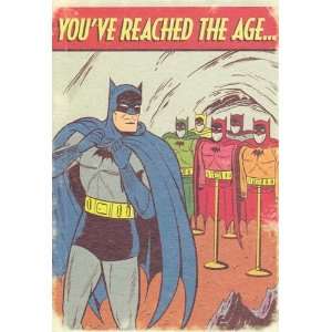  Greeting Card Birthday Batman Youve Reached the Age 