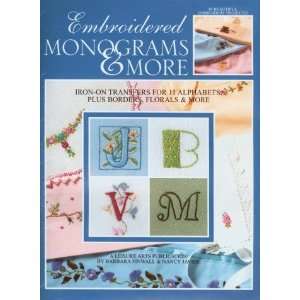  Embroidered Monograms & More Arts, Crafts & Sewing