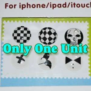  Home Button Sticker for Apple Ipad/iphone 3g/3gs/4g/ipad2/ipod 