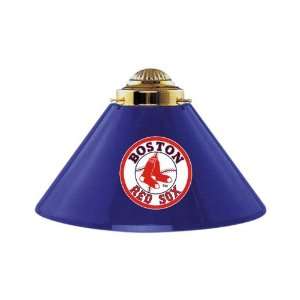  Boston Red Sox Billiard Lamp   Three Shade Metal Swags 