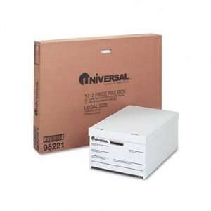   Box, Legal, Fiberboard, White, 12/Carton UNV95221