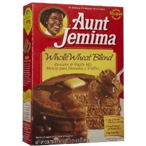 Aunt Jemima Whole Wheat Pancake Mix 35 Grocery & Gourmet Food
