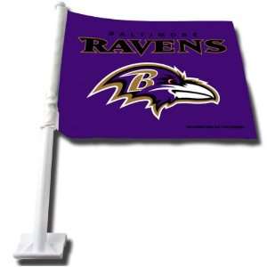  Baltimore Ravens Car Flag