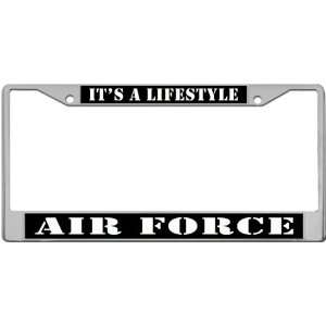 Air Force Lifestyle   Custom License Plate METAL Frame from Redeye 