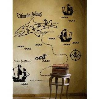Pirates Map Wall Decal